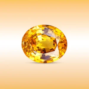 yellow sapphire (pukhraj) gemstone